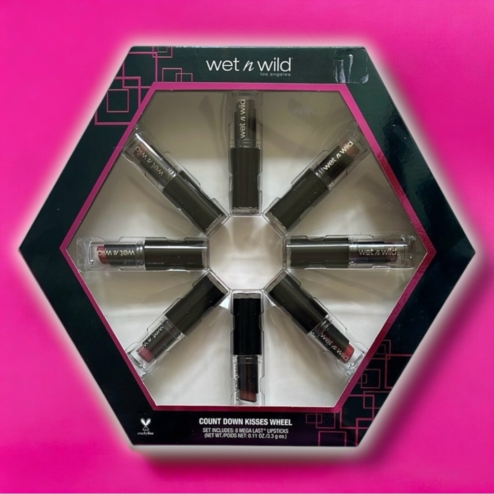 Wet N’ Wild Mega Last Lipstick Count Down Kisses Collection 8-Piece Set